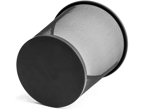 Cesto de papeis q-connect de rede metalico preto capacidade 8,3 litros 26x23,5 cm , Q-connect , 29624 , 5705831008694